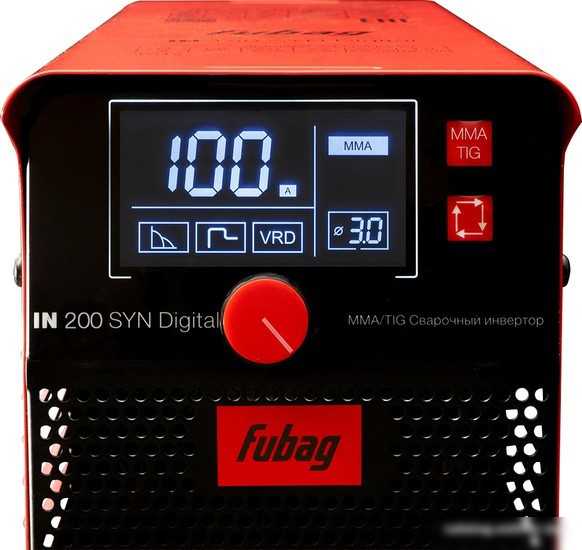 Сварочный инвертор Fubag IN 200 SYN Digital 41388