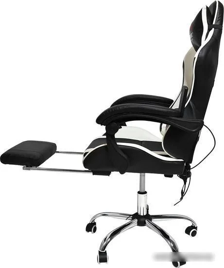 Кресло Calviano Avanti Ultimato (черный/белый, с подножкой)