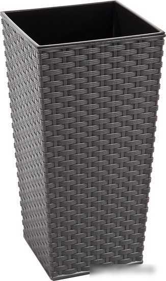 Кашпо Lamela Finezja Rattan LA574-50 (графит)