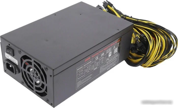 Блок питания 2000Вт, R-Senda SD-2000W, 80 Plus, APFC, ATX