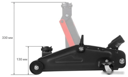 Подкатной домкрат Startul Auto ST8014-04 2т (кейс)