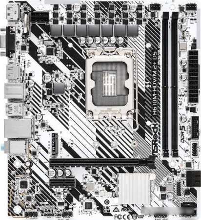 Материнская плата ASRock H610M-HDV/M.2+ D5