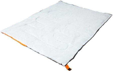 Спальный мешок Acamper Bruni 300г/м2 (левая молния, оранжевый/серый)