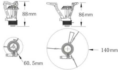 Туристическая горелка Fire-Maple FMS-102