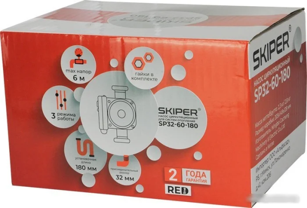 Циркуляционный насос Skiper SP32-60-180