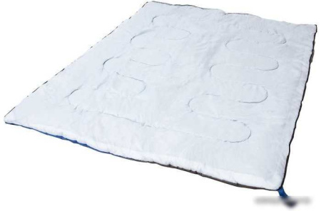 Спальный мешок Acamper Bruni 300г/м2 (левая молния, голубой/серый)