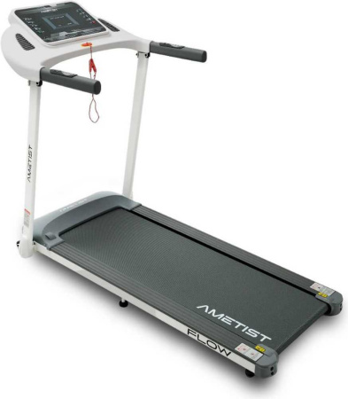 Электрическая беговая дорожка AMETIST Flow White/Gray
