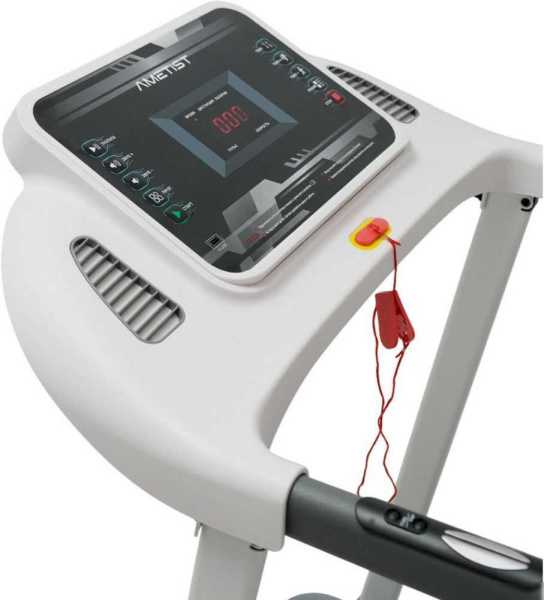 Электрическая беговая дорожка AMETIST Flow White/Gray