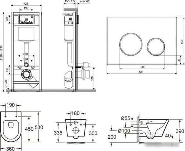Унитаз Lavinia Boho Relfix Biore Rimless 7 в 1 87040103 (матовый пластик)