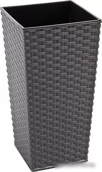Кашпо Lamela Finezja Rattan LA574-50 (графит)